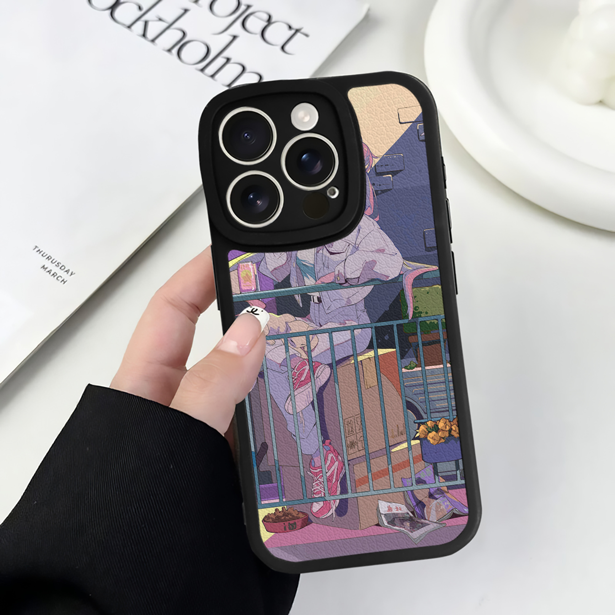 （画像用） 美少女戦士セーラームーン Sailor Moon 【iPhone 16シリーズ対応】シリコンスマホケース（レザー調） 材質：シリコン